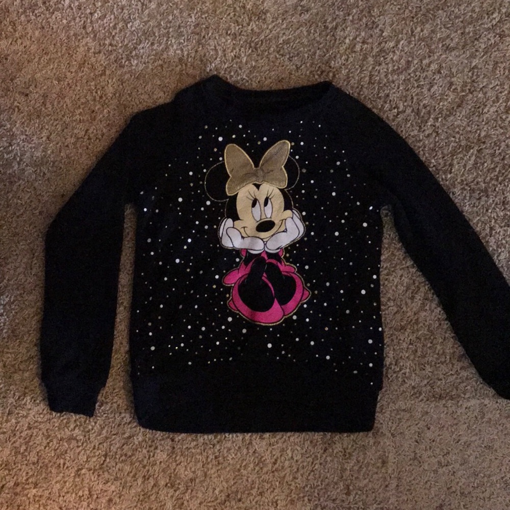 Little girls Minnie Mouse sweater